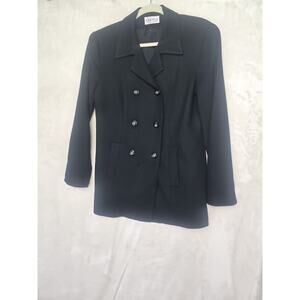 GIANNI sport Blazer Double breasted women Black Sz8